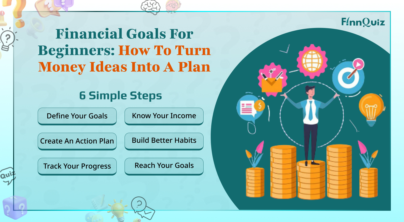 Illustration for Financial Goals for Beginners: How to Turn Money Ideas Into a Plan