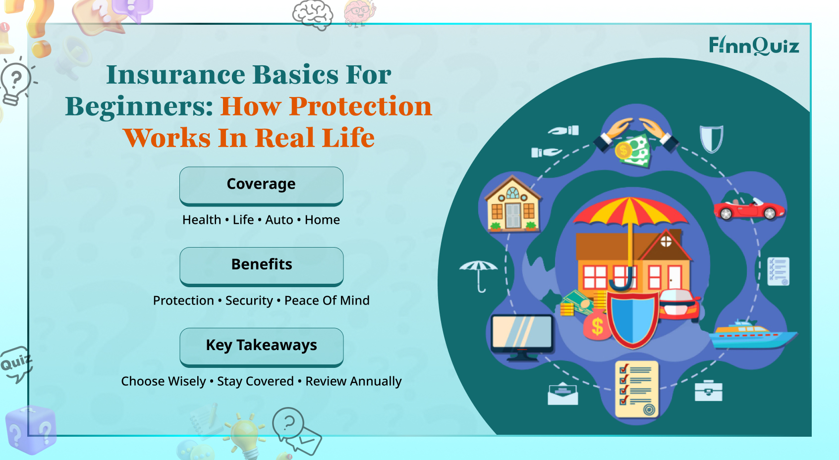 Illustration for Insurance Basics for Beginners: How Protection Works in Real Life
