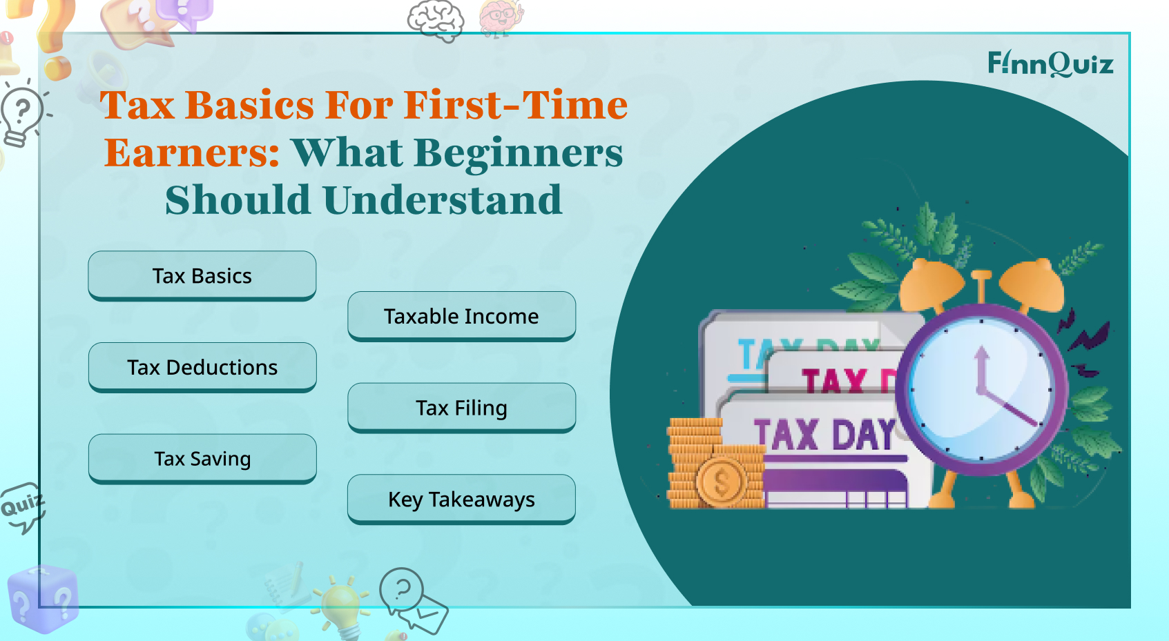Illustration for Tax Basics for First-Time Earners: What Beginners Should Understand