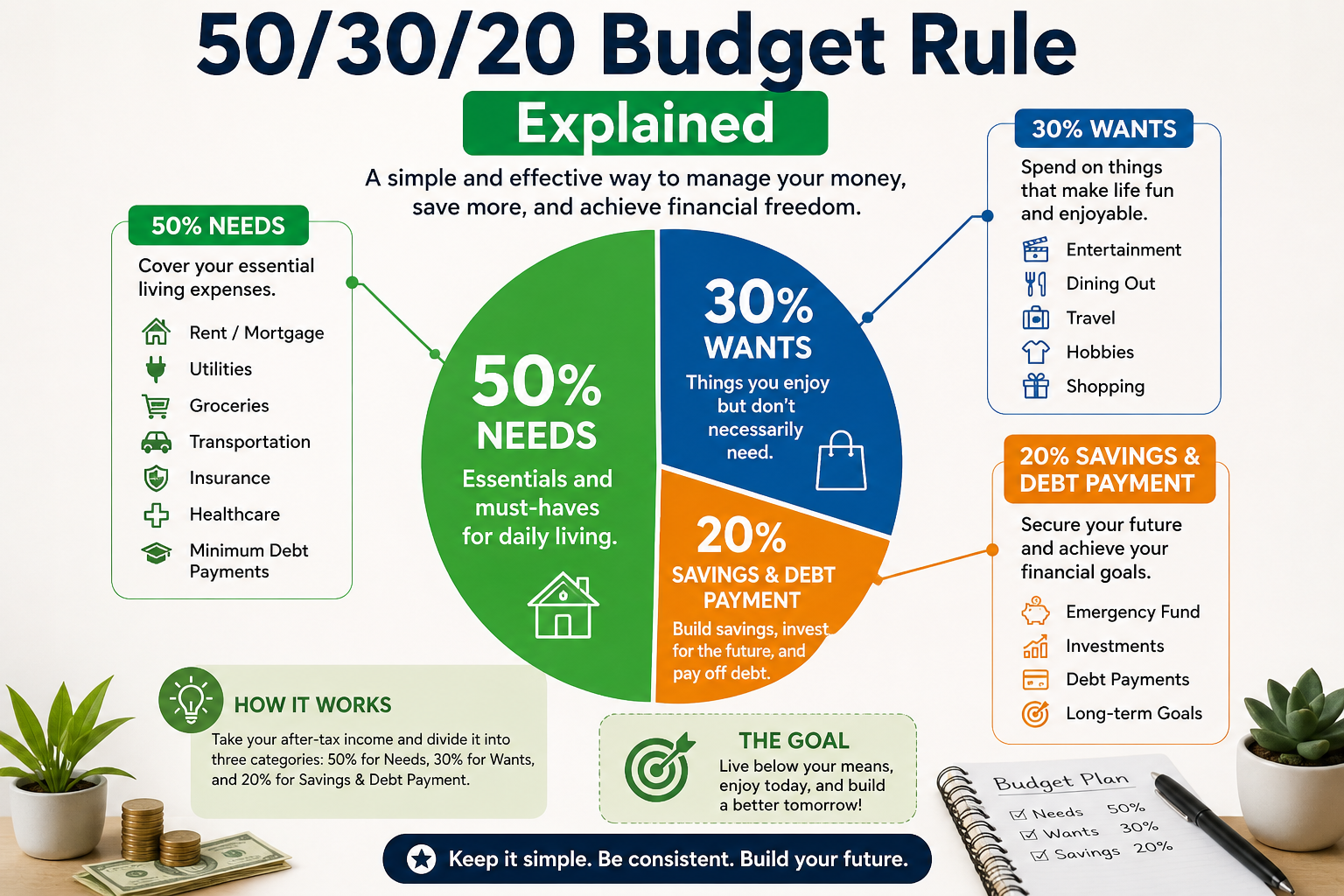 50/30/20 Budget Rule Explained